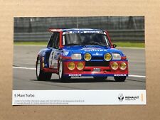 Renault 5 Maxi Turbo Press