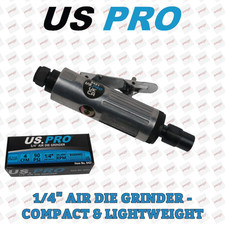 US PRO 1/4" Air Die Grinder - Compact & Lightweight 8421