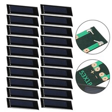 Set of 20 Mini Solar Panels