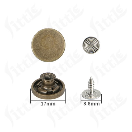 Heavy duty press - studs, snap
