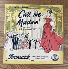 Call Me Madam LA 8603 33•1/3