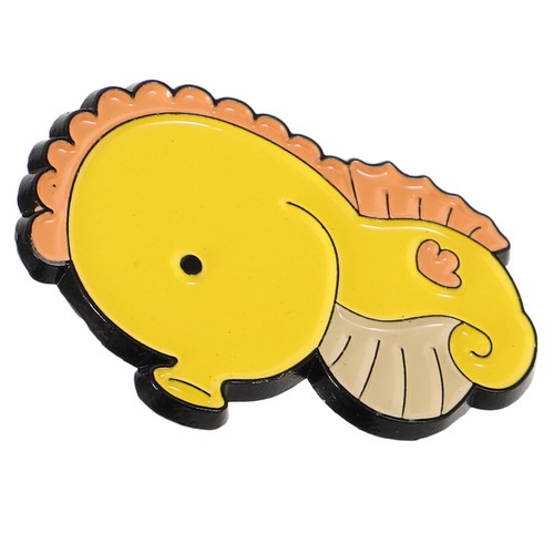 Cute seahorse brooch pin - cute,