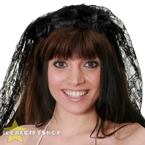 Ladies rose veil headband - ladies,