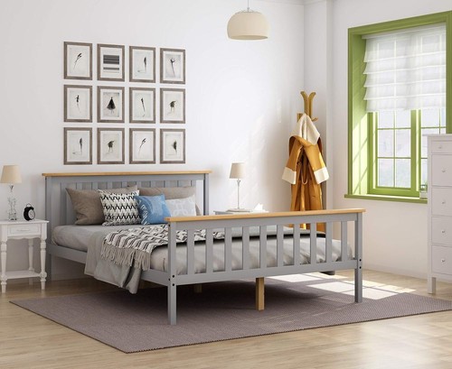 Solid wooden bed - solid,
