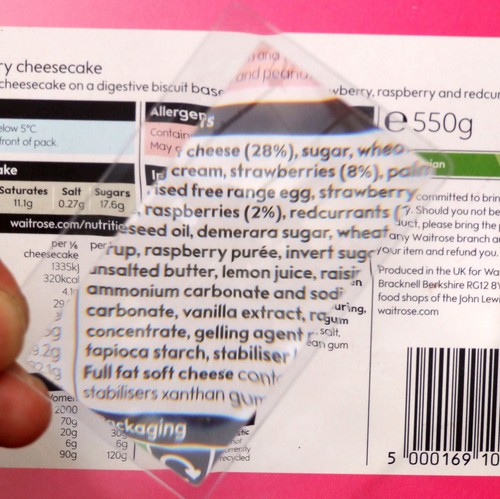 Credit card size - card, magnifier