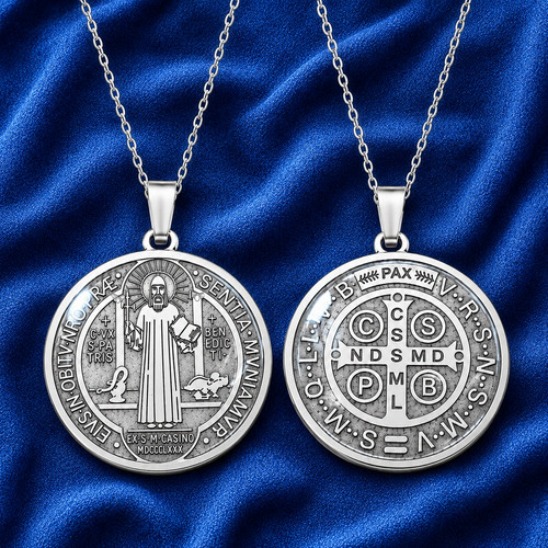 Silver saint benedict - st,