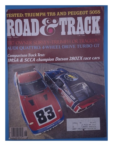 Road track june 1980 datsun - road,