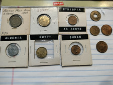 MIXED LOT OF 10 AFRICAN COINS