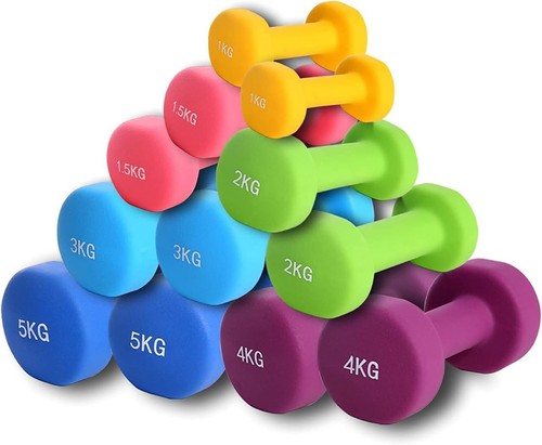 Neoprene dumbbell pair - neoprene,