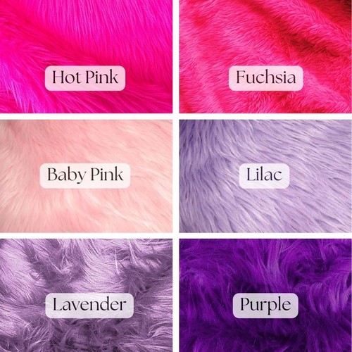 Fluffy shaggy faux fur fabric - fluffy,