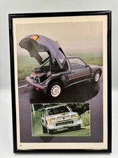 Framed 1985 peugeot - 1985, t16