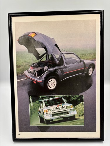 Framed 1985 peugeot 205 t16 - 205,