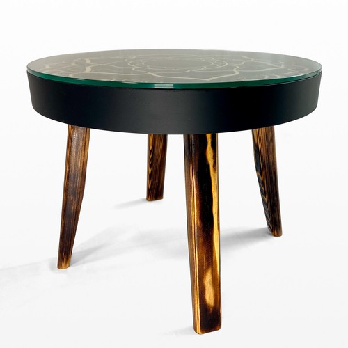 Circle mandala coffee table - mandala,