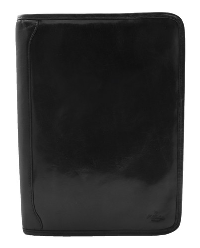 Real leather portfolio case - leather, a4
