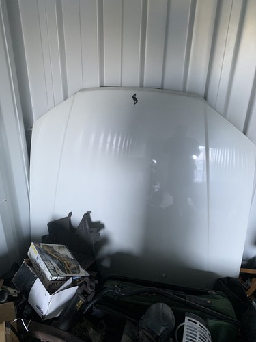 Pearl white bonnet for nissan - bonnet,