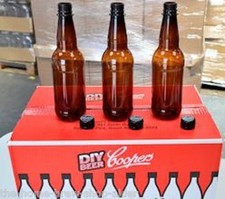 Coopers 500ml PET Bottles, 24 Pack + Caps for Home Brewing, Beer, Lager, Cider