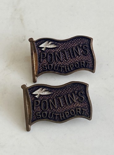 Pair vintage 1960s pontins - pair, of