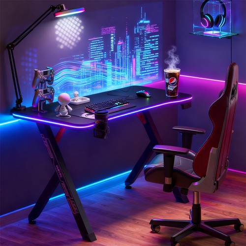 Large gaming desk - large, versatile