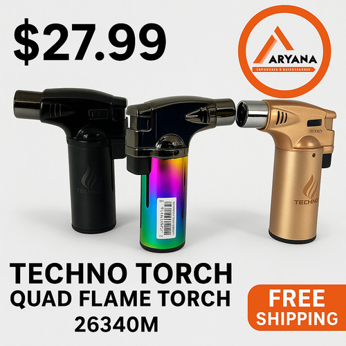 Techno torch quad flame - techno,