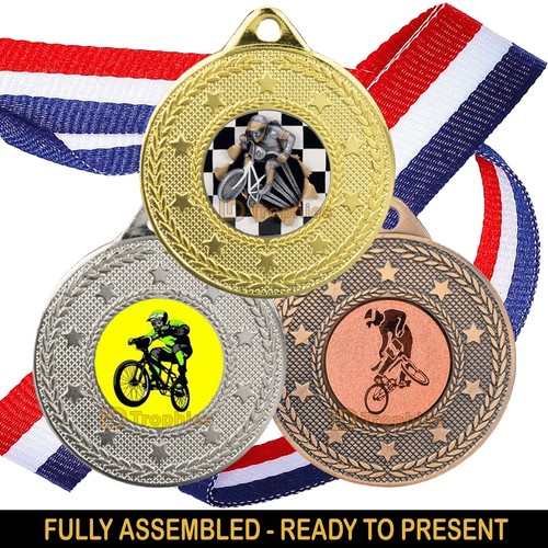 Bmx medals ribbons - bmx,