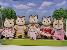 Sylvanian Families Celebration Cat Family Figures Missing Dad