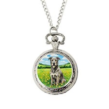 Irish Wolfhound Pocket Watch