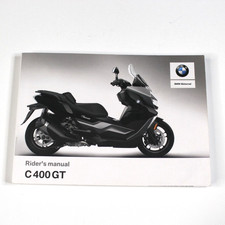 Genuine 2018 BMW C400 GT English Owners Manual 1st Edition 01408403491