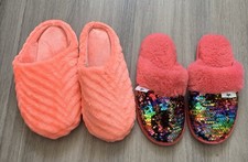 2 Pack Girls Slippers size 5