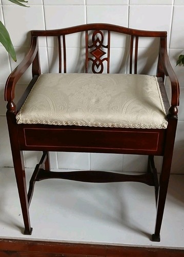Piano hallway stool inlaid - stool,