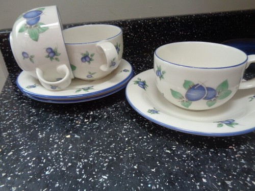 Royal doulton blueberry cups - doulton,