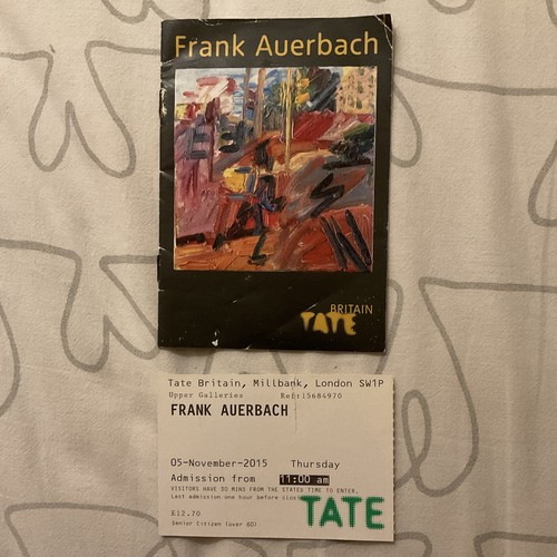 Frank auerbach exhibition - frank,