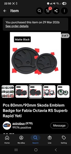 Pcs 80mm 90mm skoda emblem - 80mm/90mm,