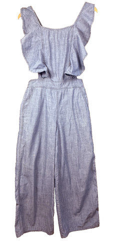 Topshop chambray jumpsuit - chambray,