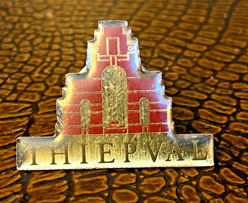 Vintage enamelled thiepval - enamelled, wwi