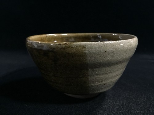 O0837 vintage hagi ware matcha - o0837,