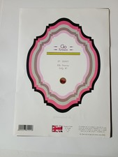 Go Kreate Large Nesting Dies XXL  Frames Frilly #5 On Magnetic Sheet Rare