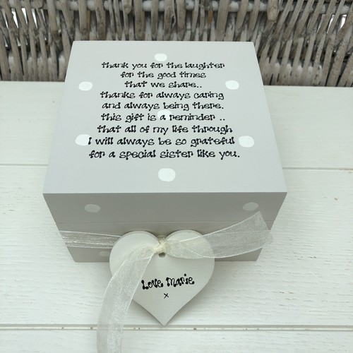 Sister birthday gift trinket - birthday,