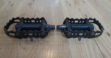 Retro Sakae (MTP-170) Pedals (Pair) In Black/Silver USED