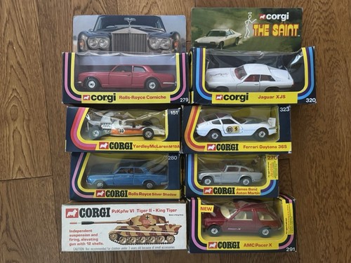 17x vintage corgi matchbox - 17x, &