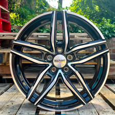 18" MERCEDES B CLASS WOLFHART TALON 2 GLOSS BLACK/POLIHED 8.5j ALLOYS X4