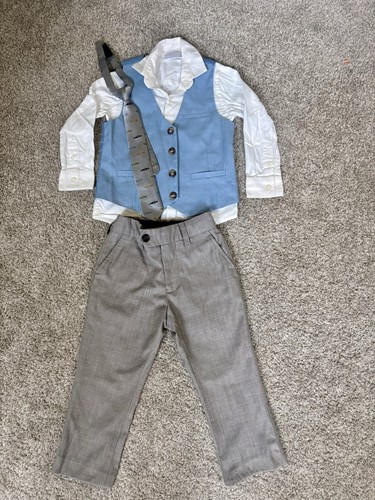 Boys next grey blue trouser - boys, &