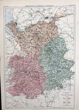 19th Century Maps of the Counties of England - choose County from dropdown menu.