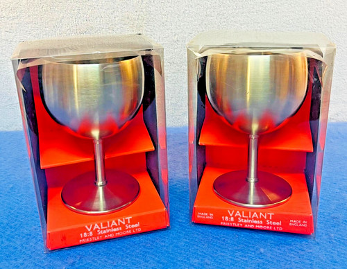 Pair vintage valiant stainless - vintage,
