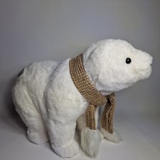 Polar bear christmas Ornament length 40cm height 30cm Polystyrene Core BNWT