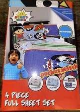 Ryan's World ~ 4-Piece Sheet