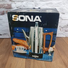 Sona PJ26 Retro 1970s Electric Coffee Pot Percolator Vintage