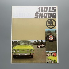 1975 Skoda 110 LS Brochure UK