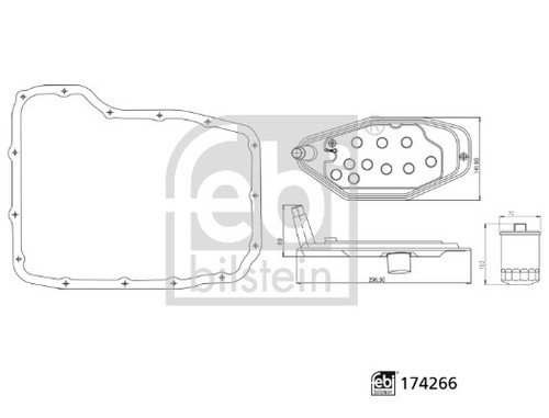 174266 febi bilstein - 174266, hydraulic