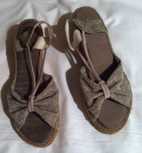 Ladies grey and gold fabric - ladies,