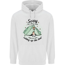 Funny Camping Tent Sorry for What I Said Childrens Kids Hoodie